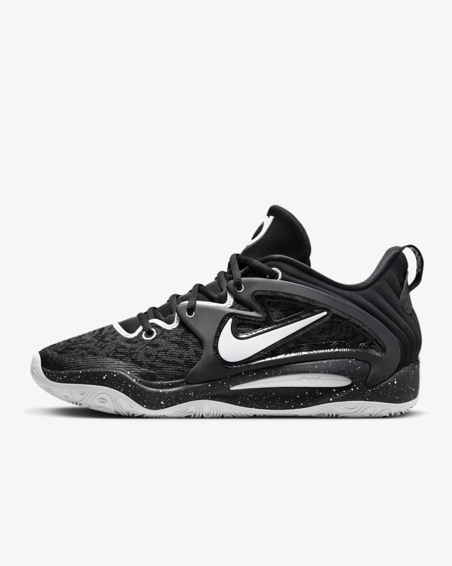 Nike KD15 Team Basketball Shoes for Men & Women - Black/Black/White