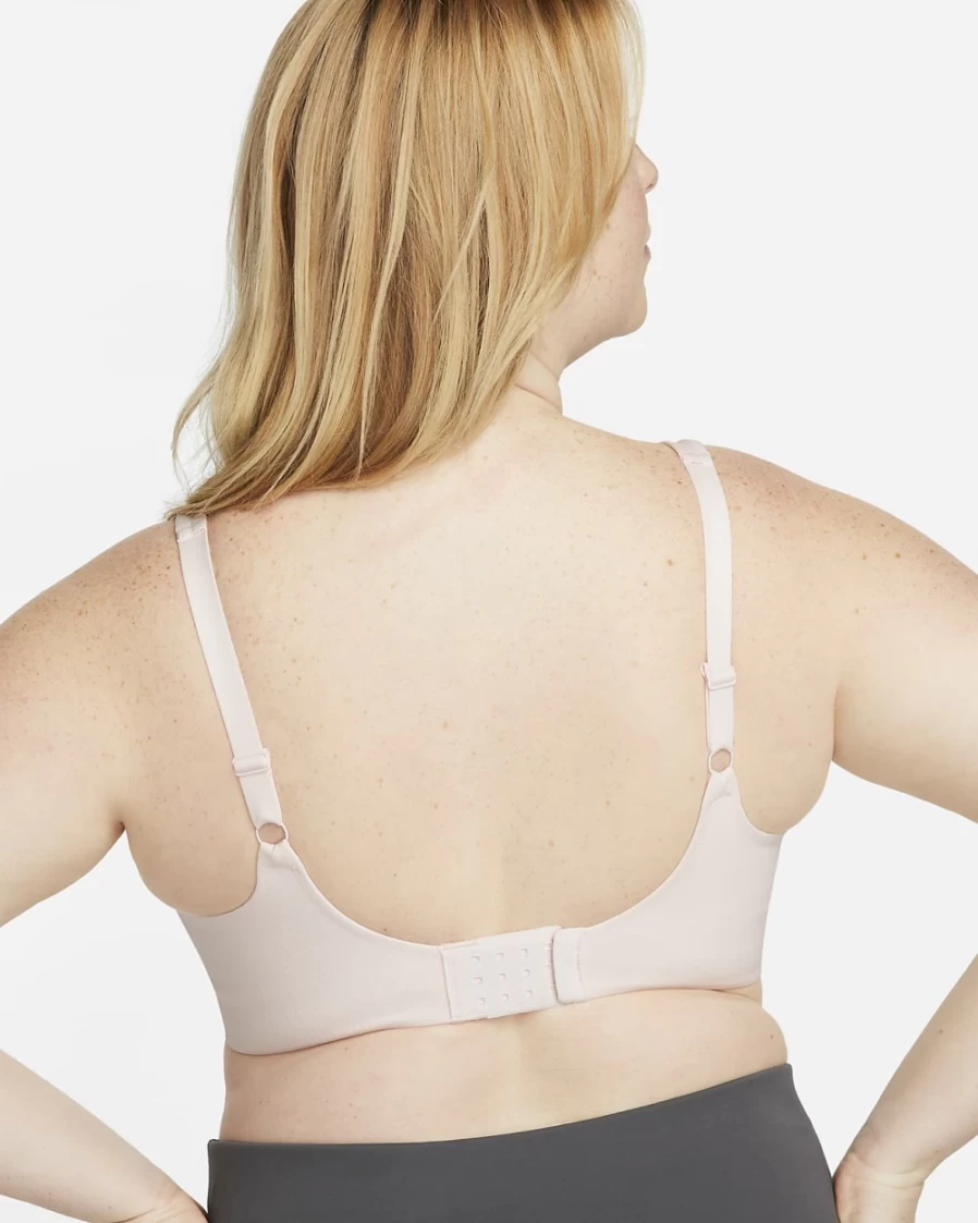 Nike Women's Alate Light-Support Padded Sports Bra - Light Soft Pink/Stone Mauve/White