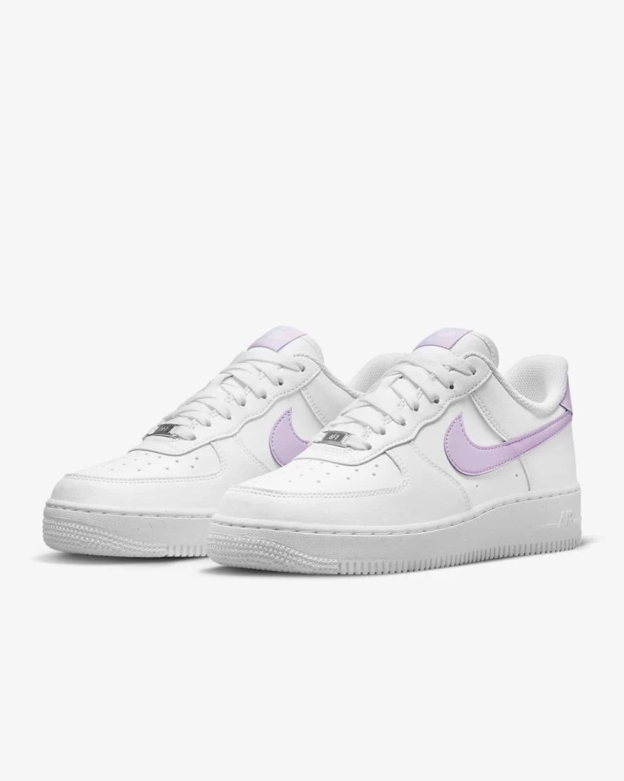 Nike Air Force 1 '07 Next Nature Women's Shoes - White/White/Metallic Silver/Doll