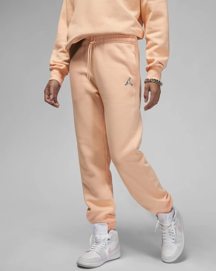 Nike Women's Jordan Brooklyn Fleece Pants in Sunset Haze - Comfortable & Stylish