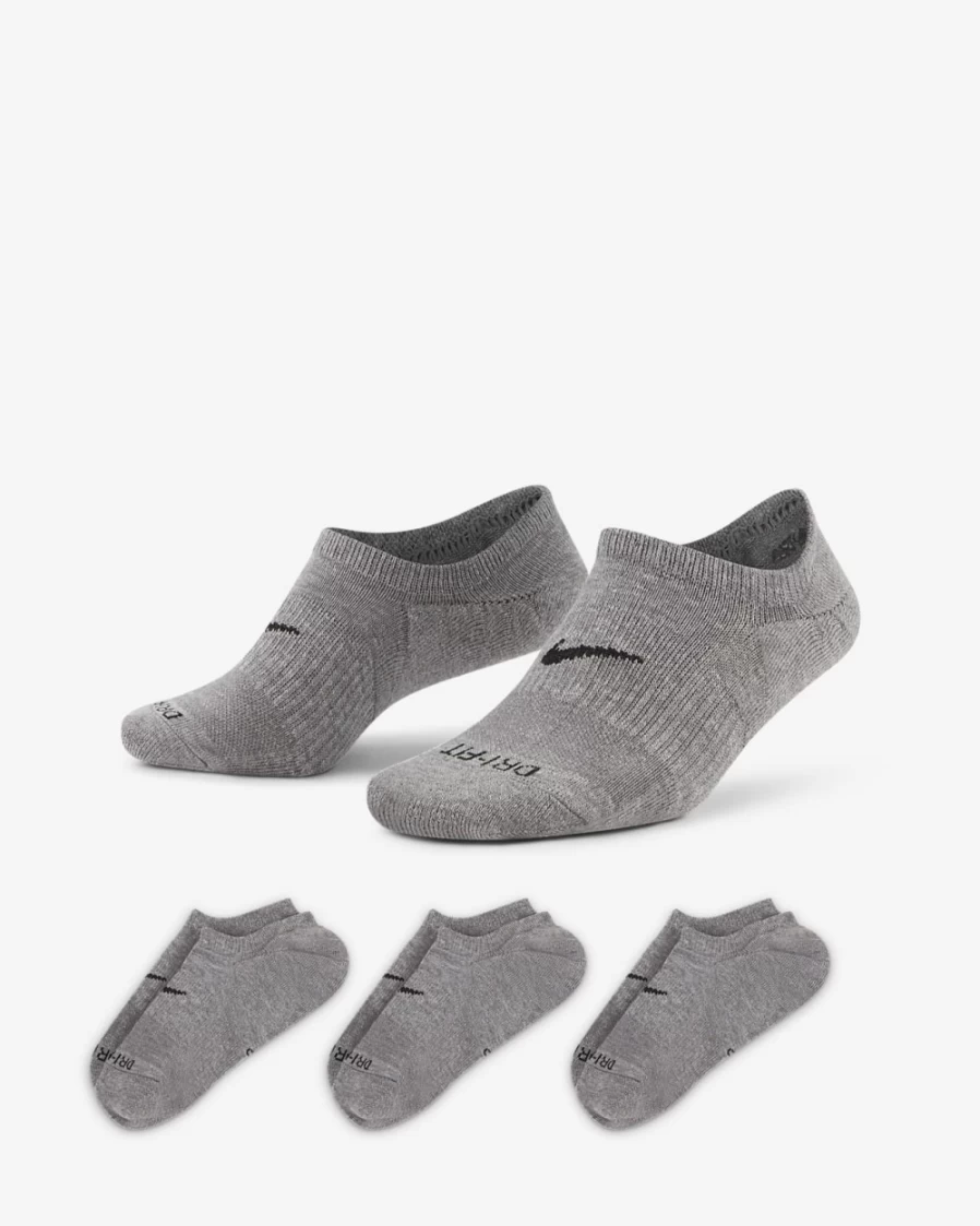 Nike Women's Multi-Color Everyday Plus Cushioned Training Socks - 3 Pairs