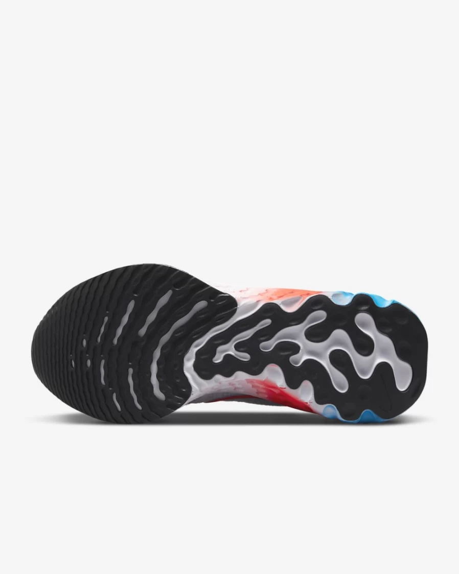 Nike React Infinity 3 Women's Road Running Shoes - Football Grey/Black/Photo Blue/Bright Crimson