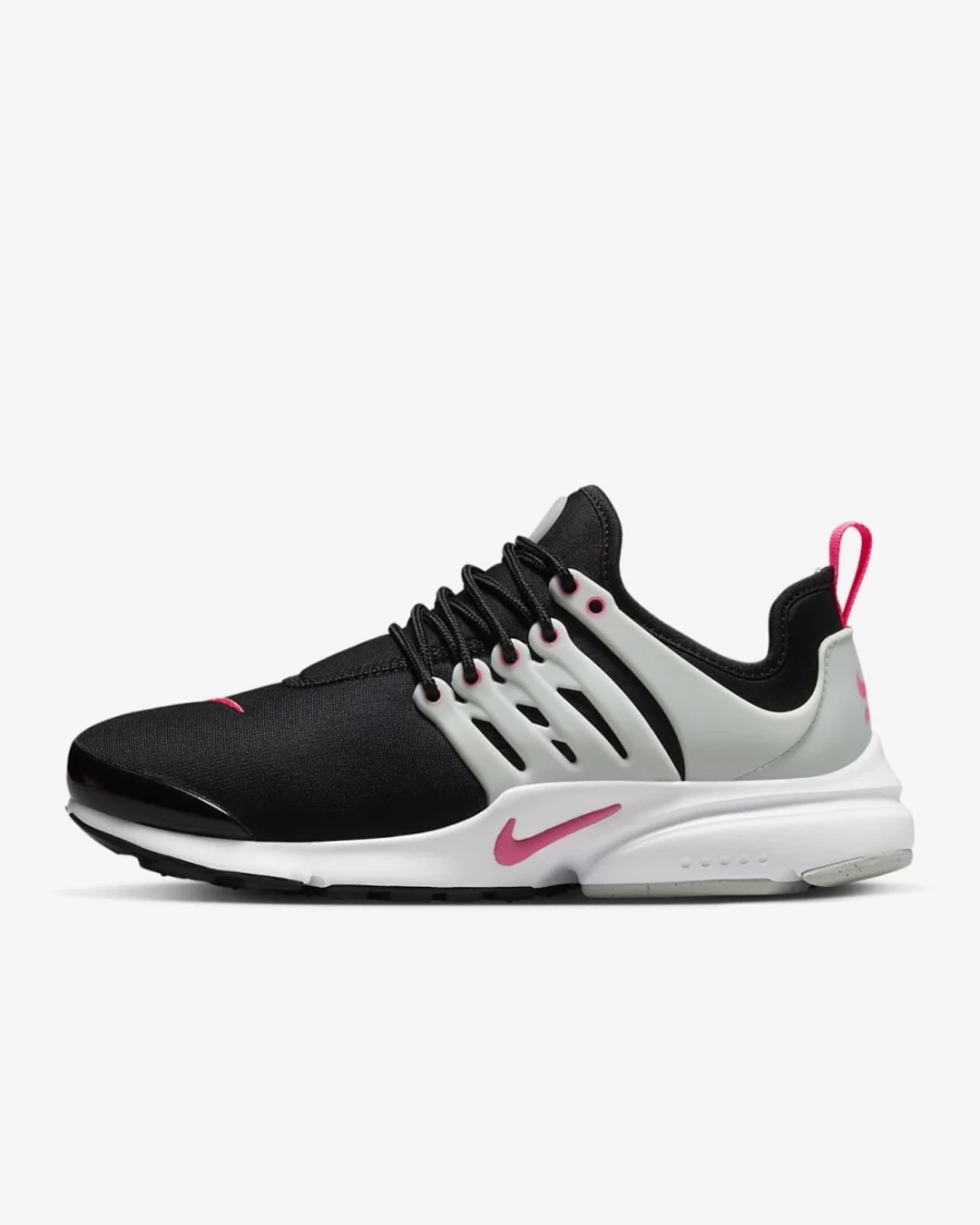 Nike Air Presto Women's Running Shoes - Black/Light Silver/White/Hyper Pink