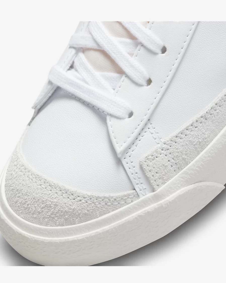 Nike Blazer Mid '77 Women's Sneakers in White, Sail, Cinnabar, and Mantra Orange