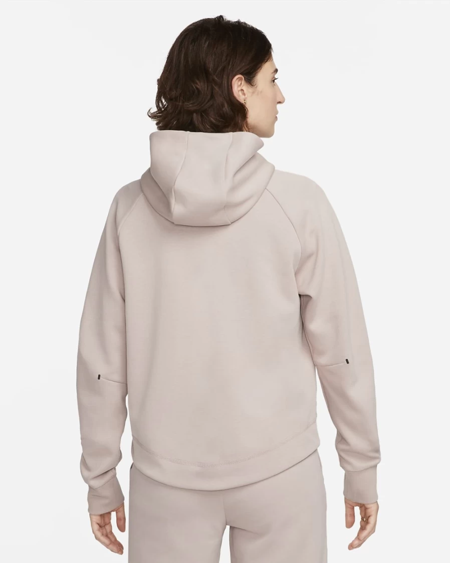 Nike Women's Tech Fleece Windrunner Full-Zip Hoodie - Diffused Taupe/Black
