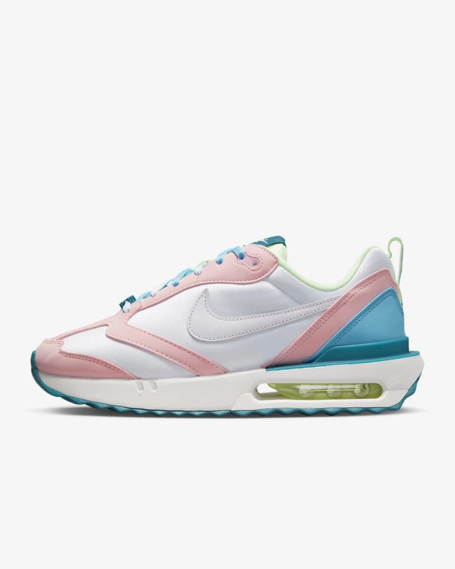 Nike Air Max Dawn Women's Running Shoes - White/Medium Soft Pink/Baltic Blue/White