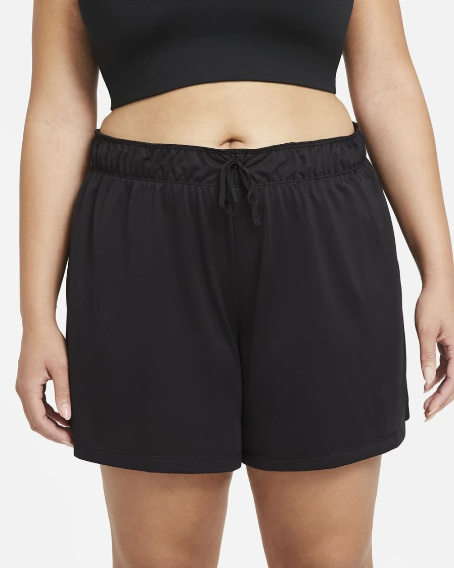Nike Dri-FIT Attack Women's Plus Size Training Shorts - Black/White