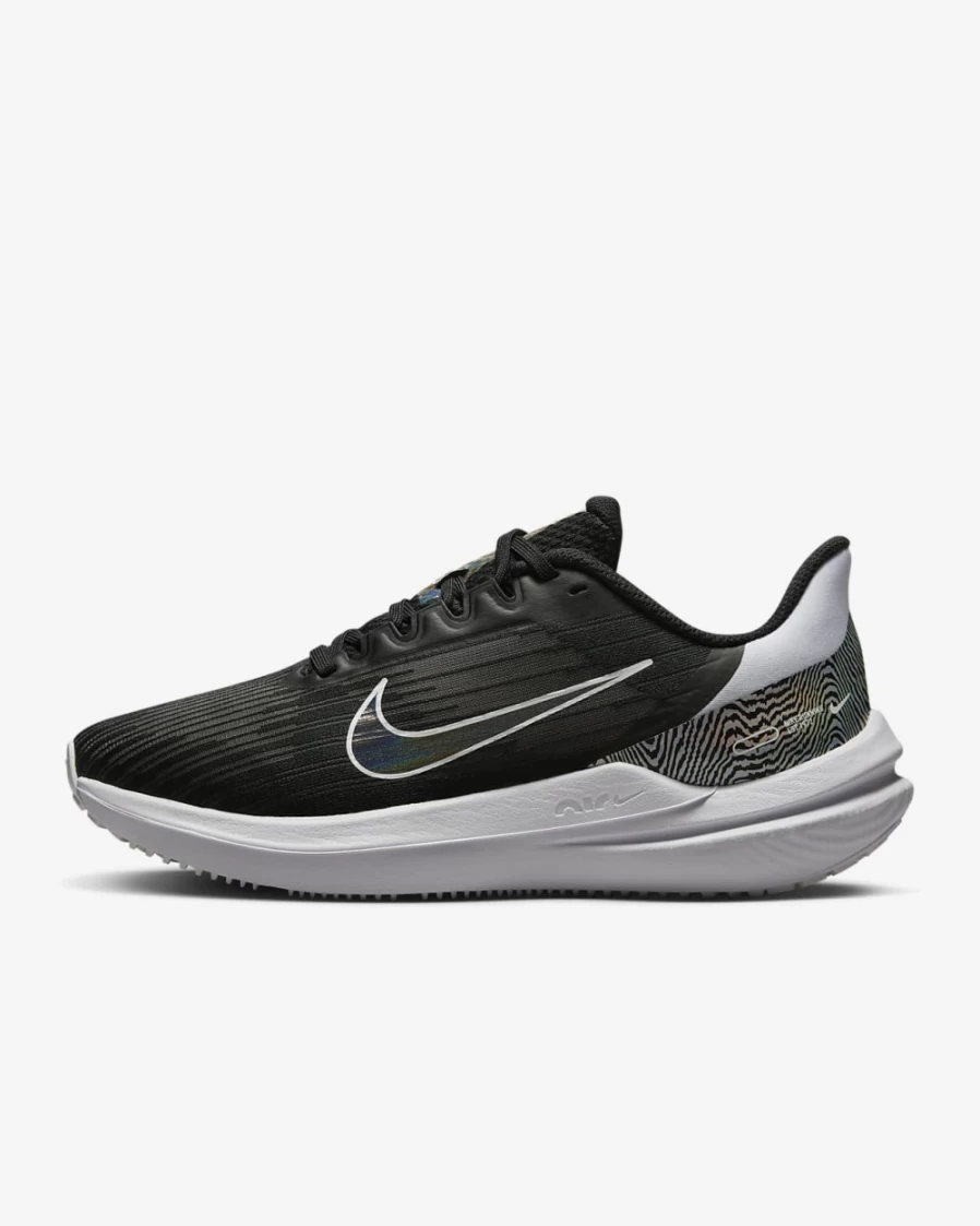 Nike Winflo 9 Premium Women's Road Running Shoes - Black/White