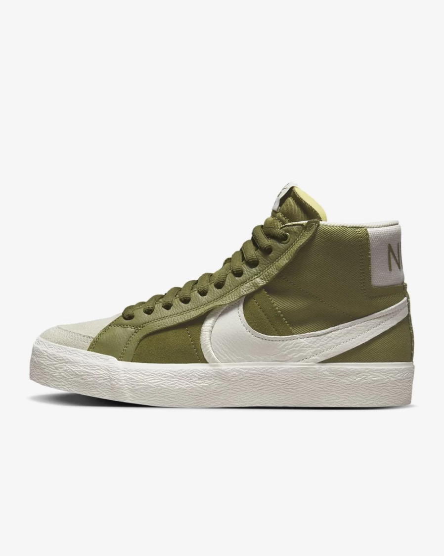 Nike SB Zoom Blazer Mid Premium Plus Skate Shoes for Men & Women - Pilgrim/Phantom Colorway