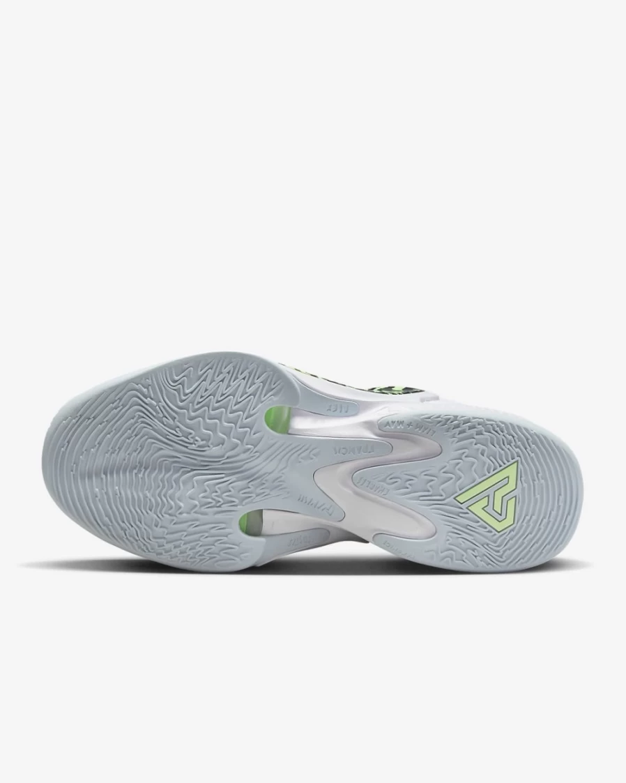 Nike Zoom Freak 4 "Greek Coastline" Basketball Shoes for Men & Women - White/Black/Barely Volt