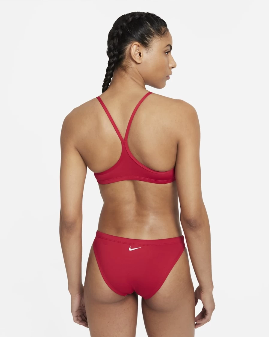 Nike Women's Essential Racerback Bikini Swimsuit - University Red