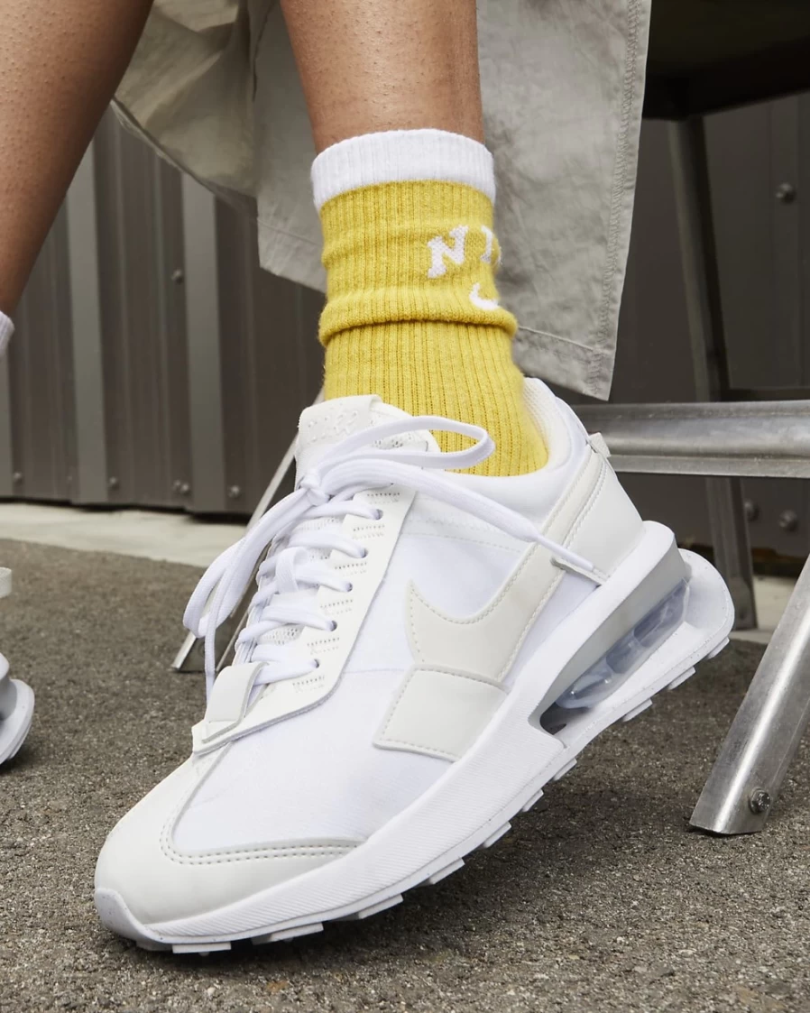 Nike Air Max Pre-Day Women's Running Shoes - White/Summit White/Metallic Silver/Phantom