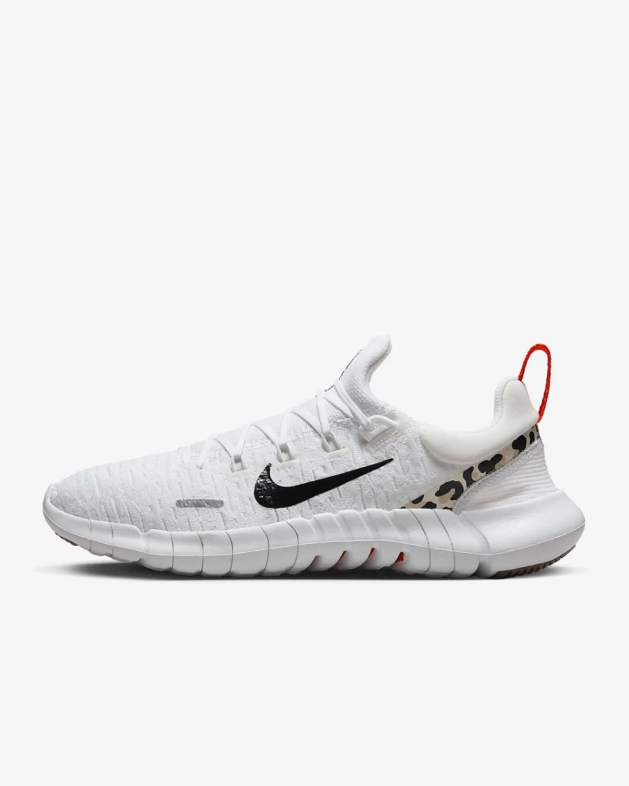 Nike Free Run 5.0 Next Nature Women's Road Running Shoes - White/Platinum Tint/Team Orange/Black