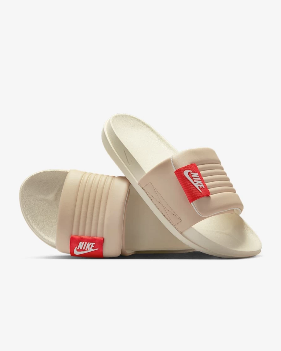Nike Offcourt Adjust Women's Slides - Sanddrift/Picante Red/Coconut Milk/Sail Color Options