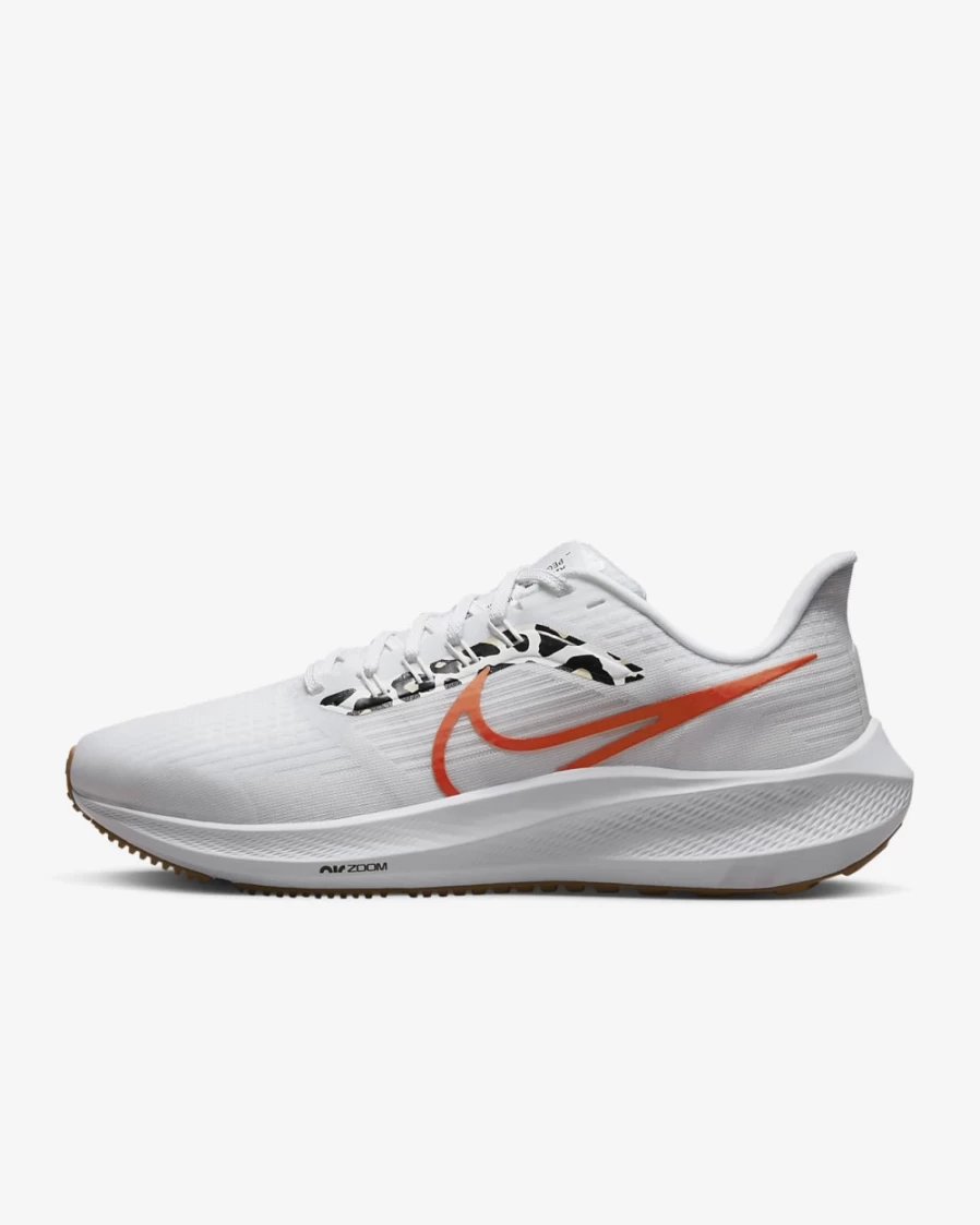 Nike Pegasus 39 Women's Road Running Shoes - White/Platinum Tint/Metallic Summit White/Team Orange
