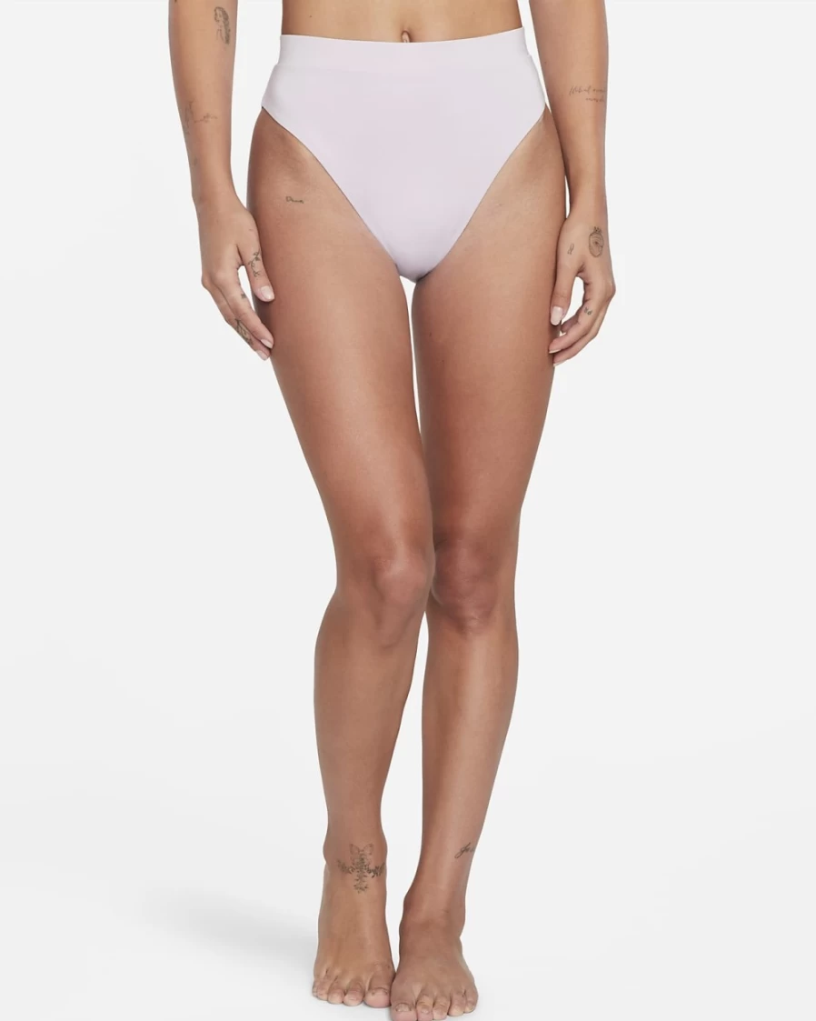 Nike Women's High-Waist Swim Bottom - Doll Color Essential Swimwear