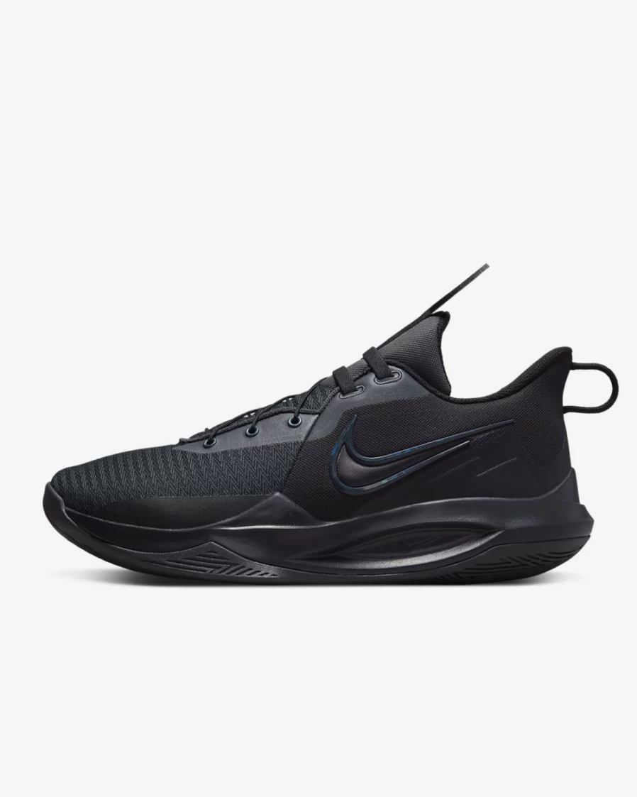 Nike Precision 6 FlyEase Basketball Shoes for Men & Women - Black/Black/Anthracite