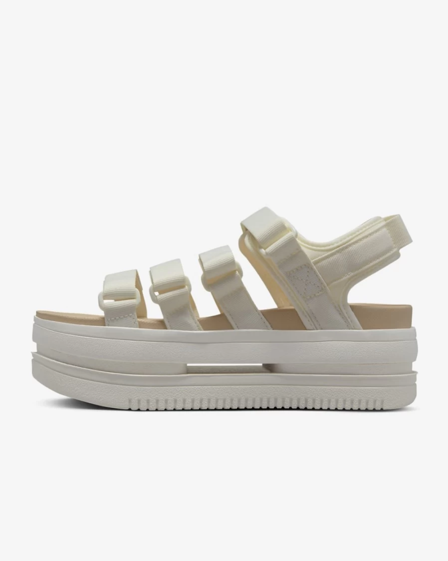 Nike Icon Classic Women's Sandals - Sail/Sanddrift/Ghost Green Casual Comfortable Footwear