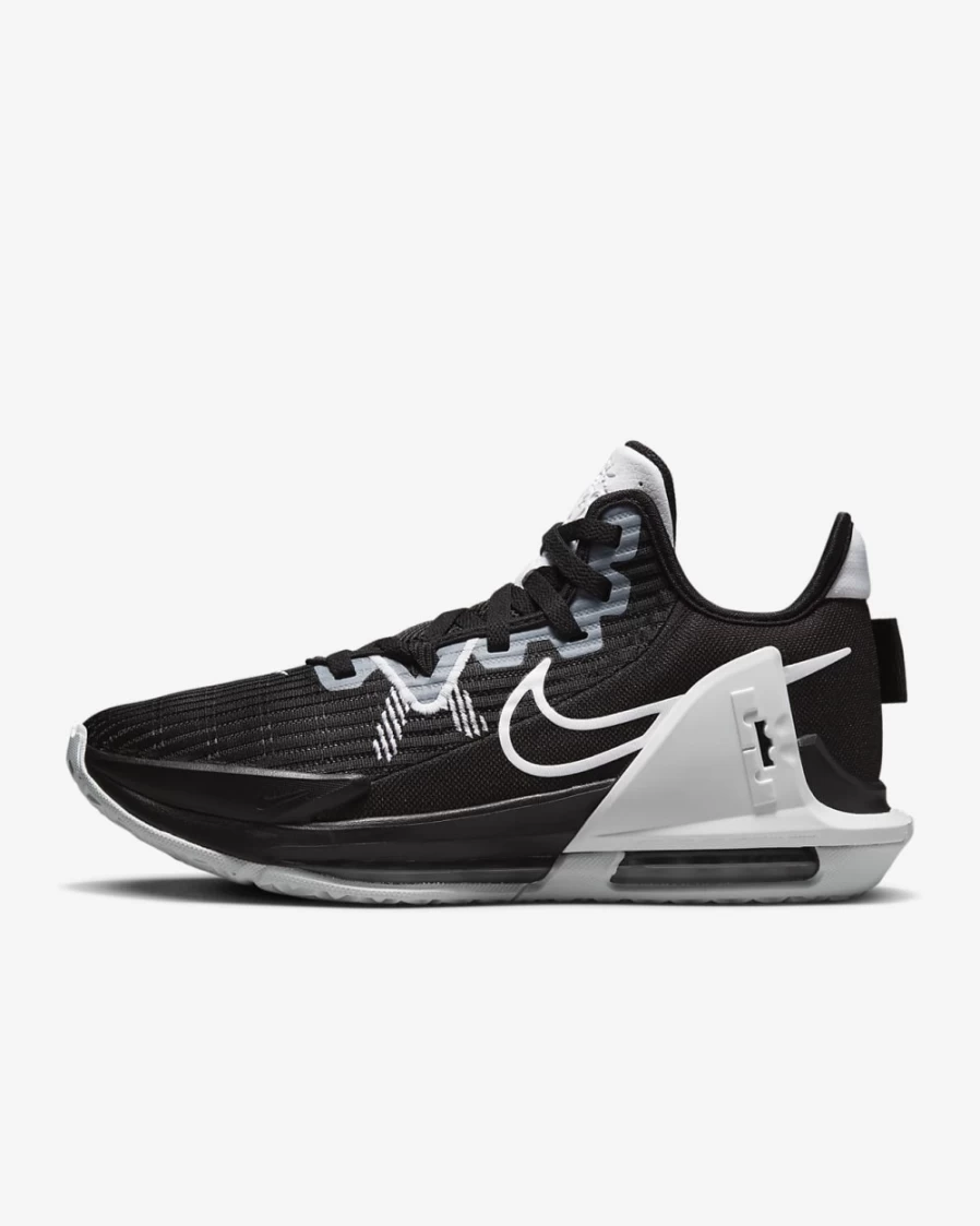 Nike LeBron Witness 6 Team Basketball Shoes for Men & Women - Black/White