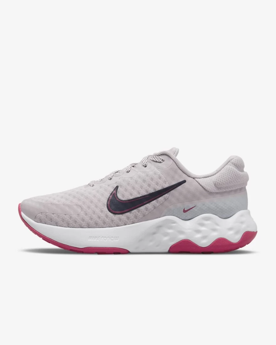 Nike Renew Ride 3 Women's Road Running Shoes - Venice/Rush Pink/Light Curry/Blackened Blue