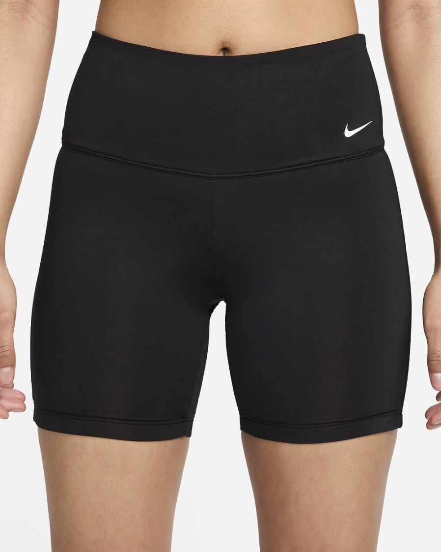 Nike Women's Essential 6" Black Swim Shorts for Comfort & Performance