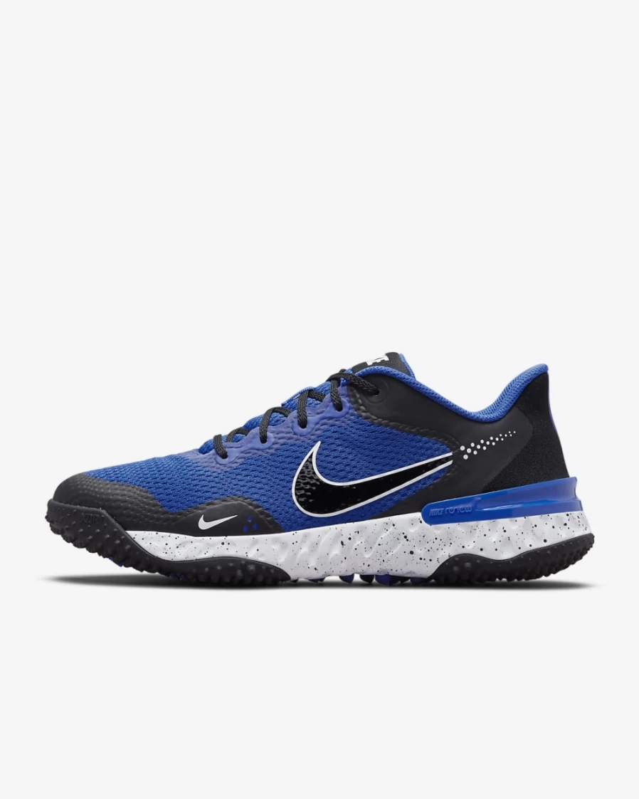 Nike Alpha Huarache Elite 3 Turf Baseball Shoes for Men & Women - Game Royal/White/Black
