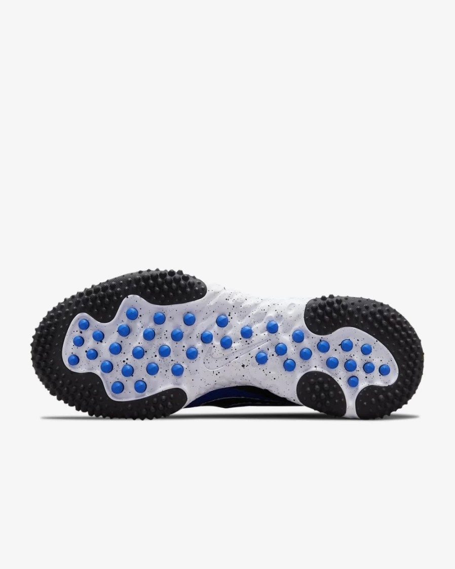 Nike Alpha Huarache Elite 3 Turf Baseball Shoes for Men & Women - Game Royal/White/Black
