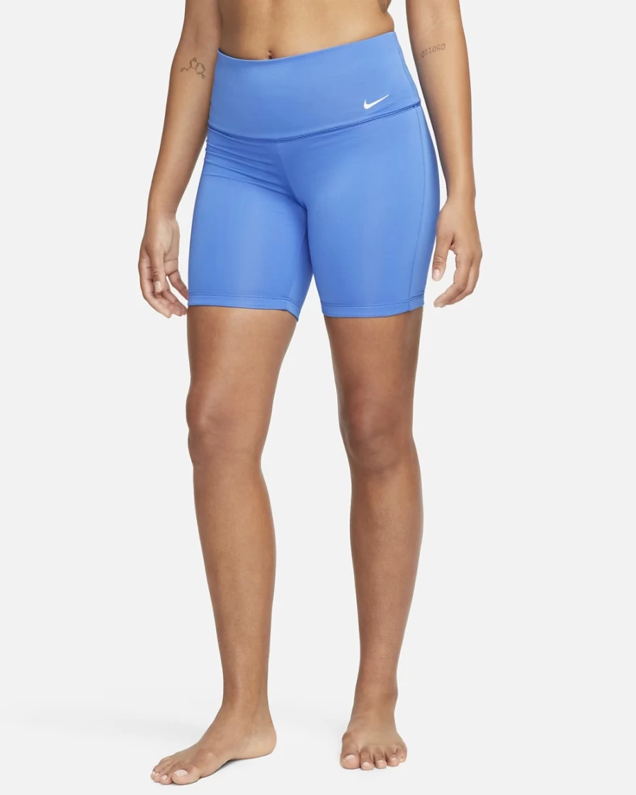 Nike Women's Pacific Blue 6" Essential Swim Shorts for Swimming & Beach