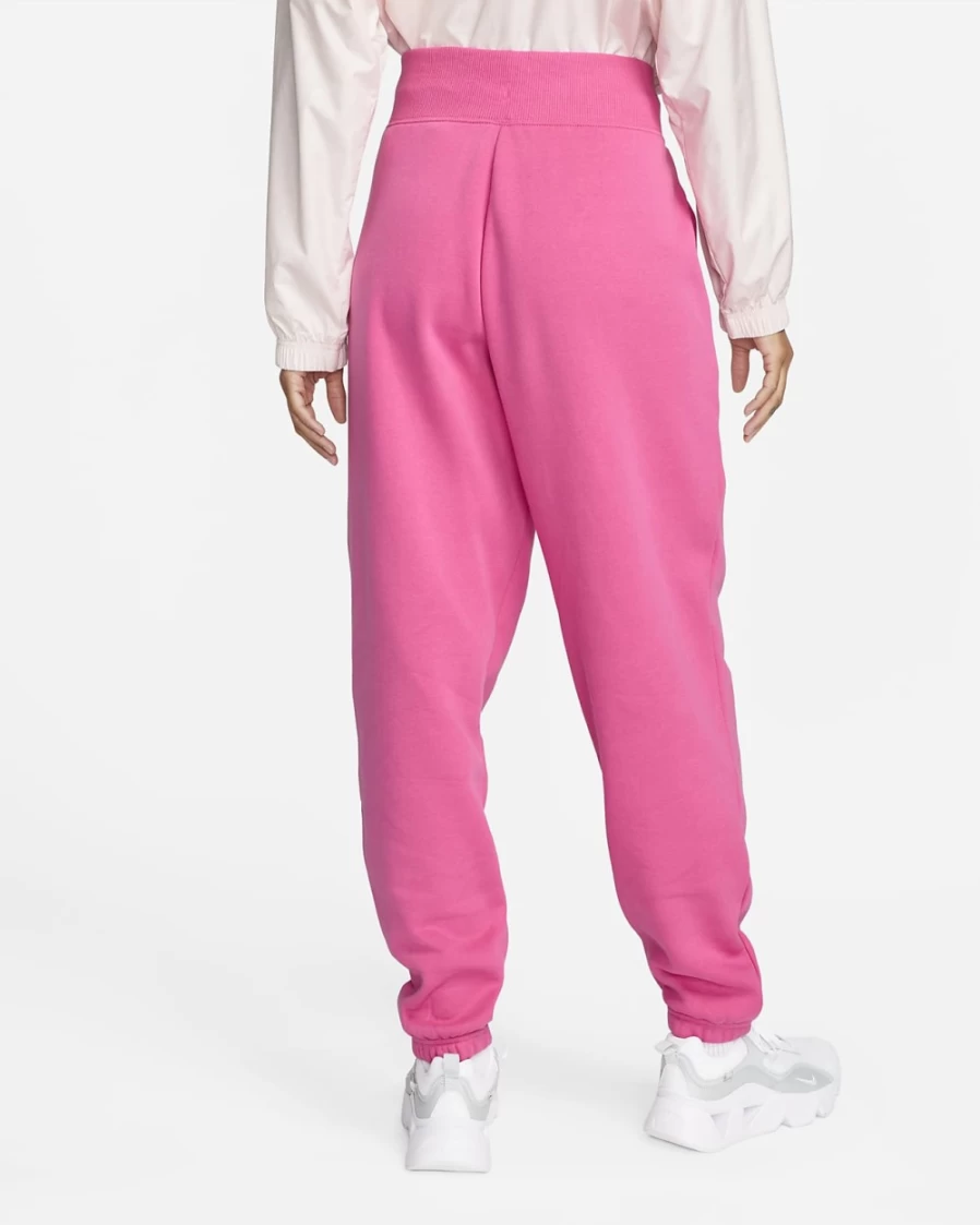 Nike Women's High-Waisted Oversized Sweatpants in Pinksicle/Sail - Phoenix Fleece Sportswear