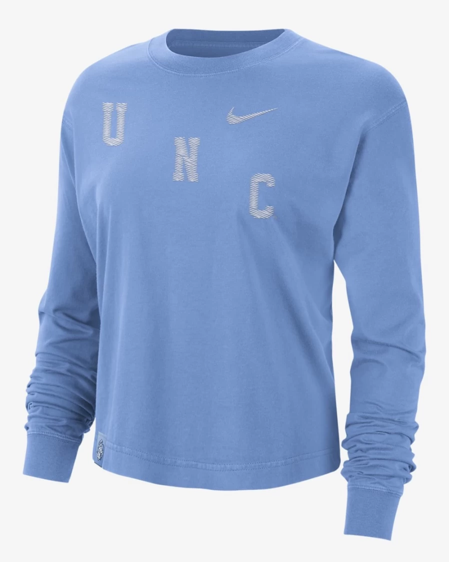 Nike Valor Blue Women's Long-Sleeve T-Shirt - UNC College Apparel