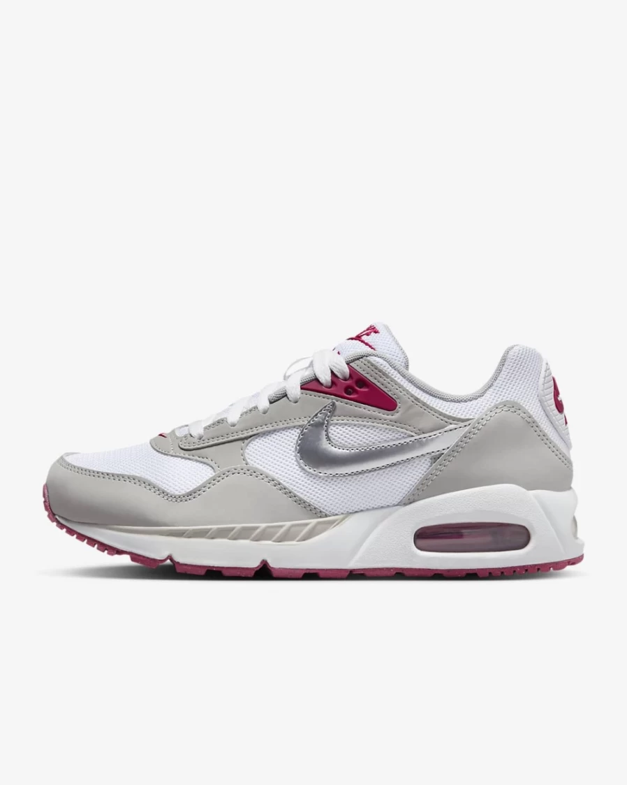Nike Air Max Correlate Women's Running Shoes - White/Strata Grey/Sport Fuchsia/Metallic Silver
