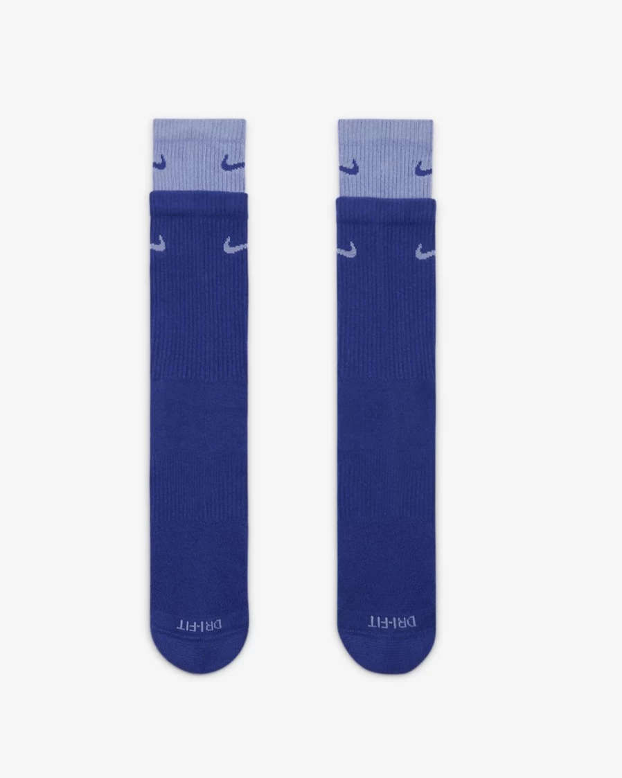 Nike Everyday Plus Cushioned Crew Socks for Men & Women - Lapis/Light Thistle Athletic Training Socks
