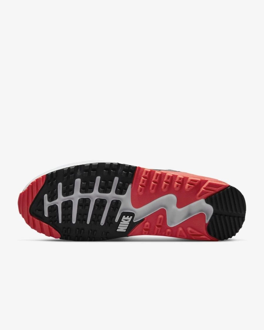 Nike Air Max 90 G Golf Shoes for Men & Women - Iron Grey/Black/Infrared 23/White
