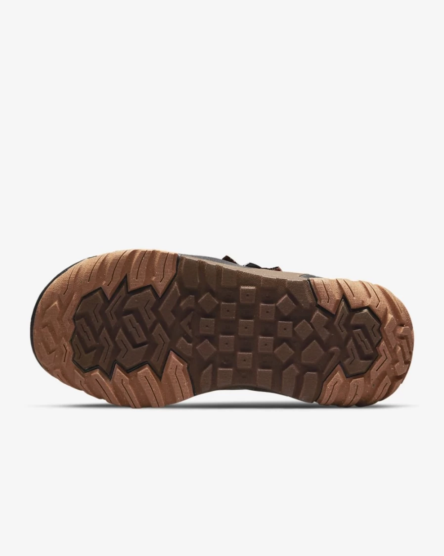 Nike Oneonta Women's Sandals - Black/Cacao Wow/Gum Medium Brown Athletic Slide Shoes