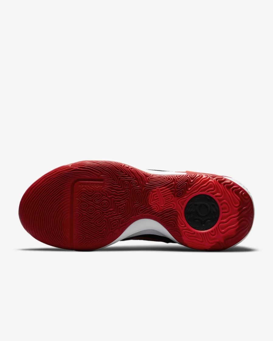 Nike KD Trey 5 IX Basketball Shoes for Men & Women - Black/White/Bright Crimson/University Red