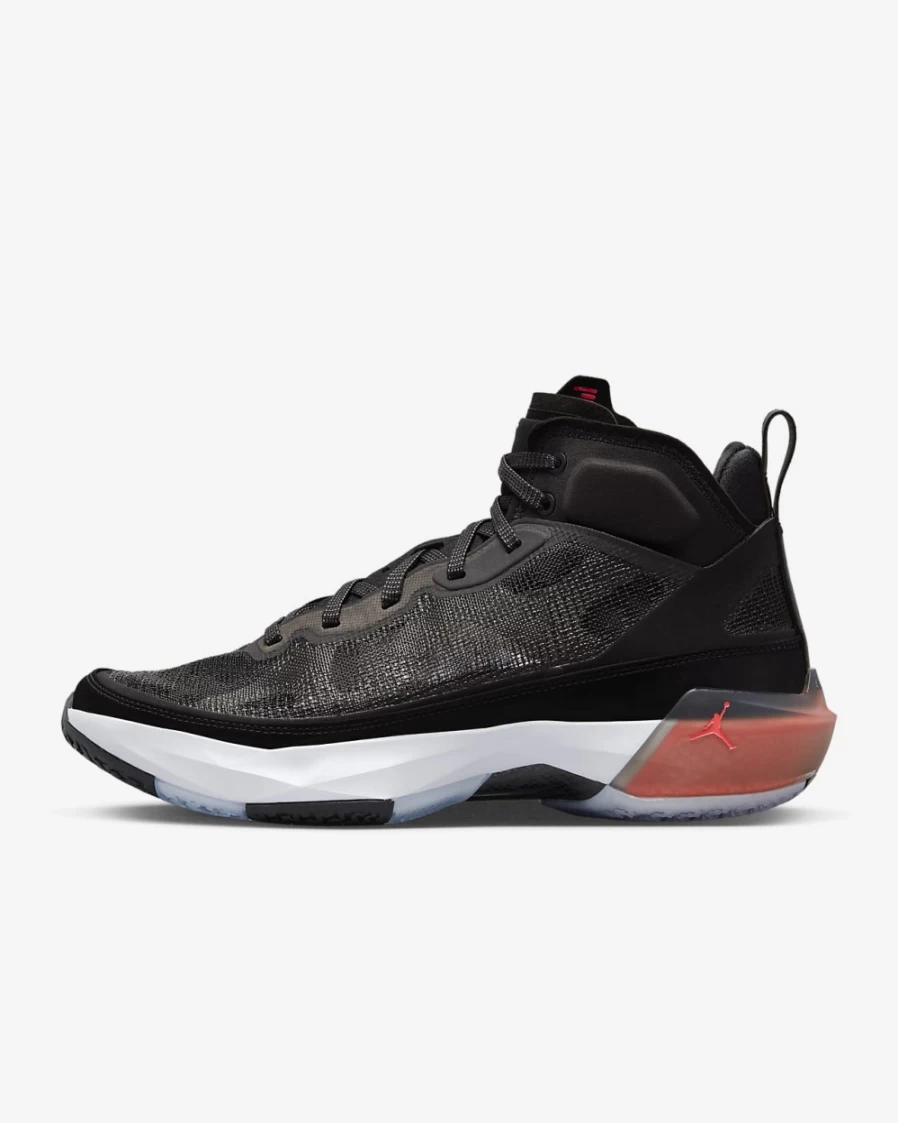 Nike Air Jordan XXXVII Basketball Shoes for Men & Women - Black/White/Hot Punch/Multi-Color