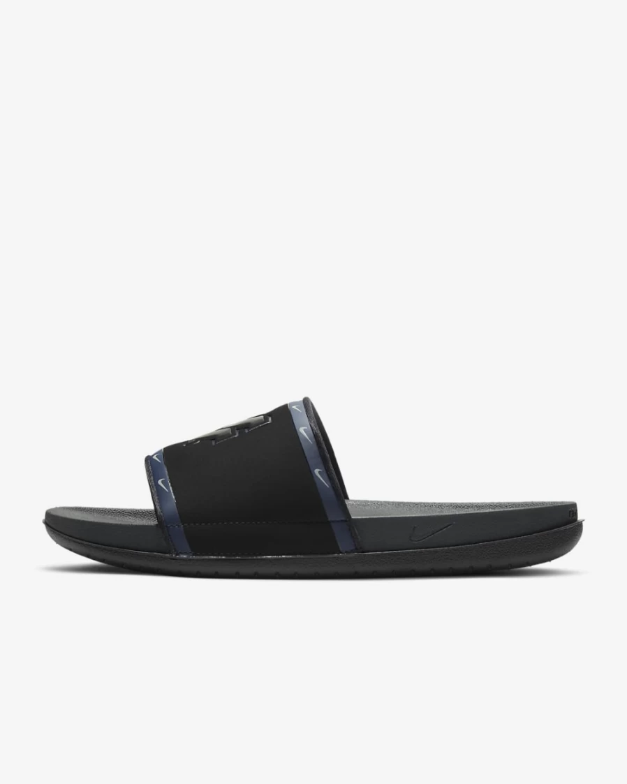 Nike Offcourt Slide (West Virginia) - Black/College Navy/University Gold/Anthracite - Men's & Women's Comfortable Sandals