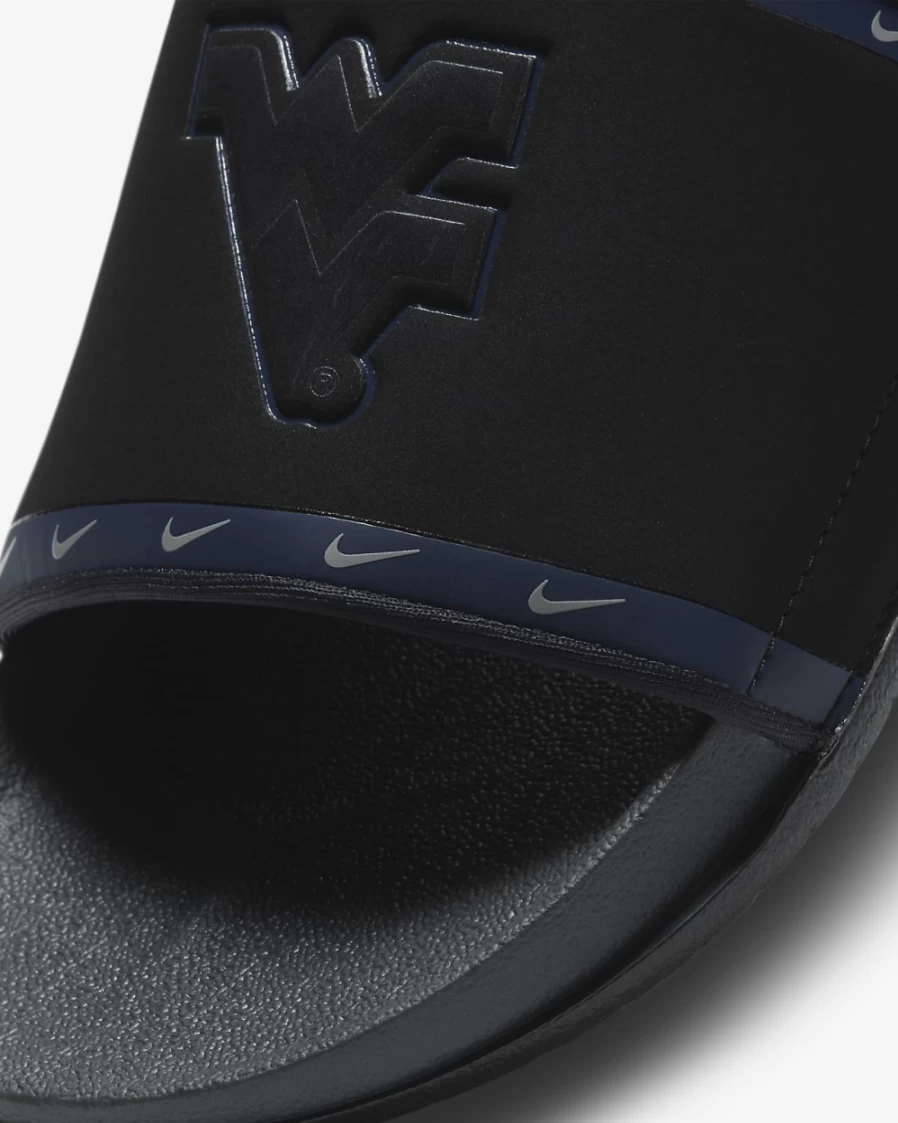 Nike Offcourt Slide (West Virginia) - Men's & Women's Black/College Navy/University Gold/Anthracite Sandals