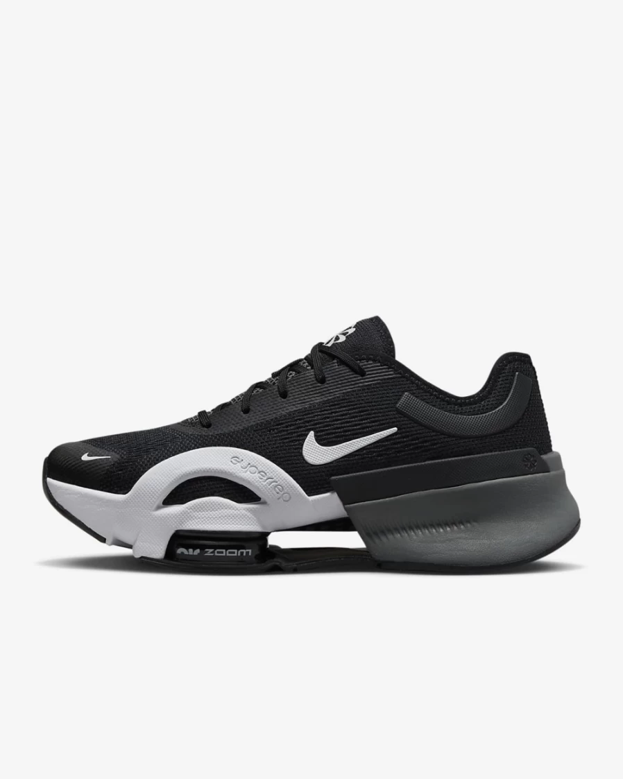 Nike Women's Zoom SuperRep 4 Next Nature HIIT Training Shoes - Black/Iron Grey/Photon Dust/White