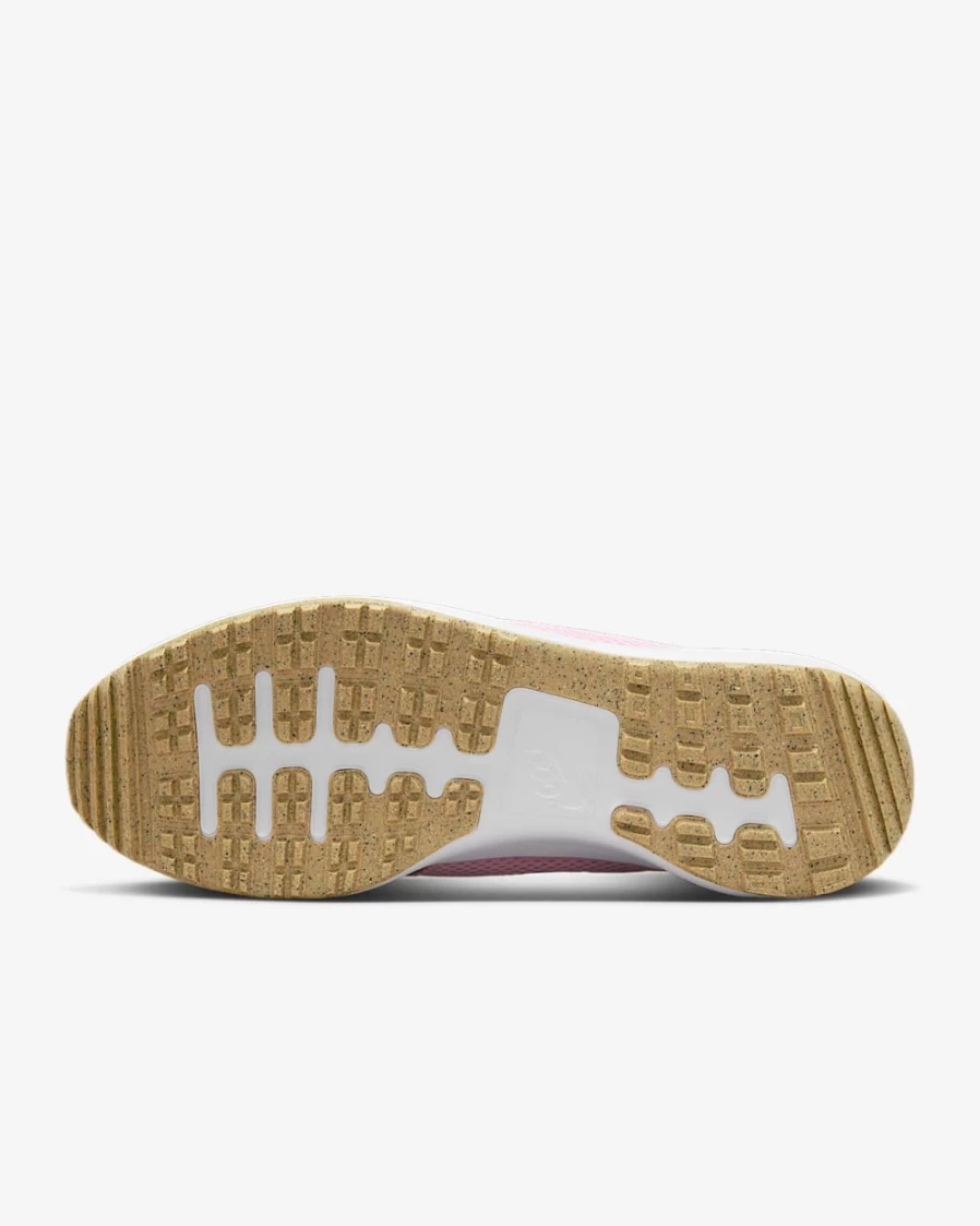 Nike Roshe G Next Nature Golf Shoes for Men & Women - Medium Soft Pink/White/Gum Light Brown/Black