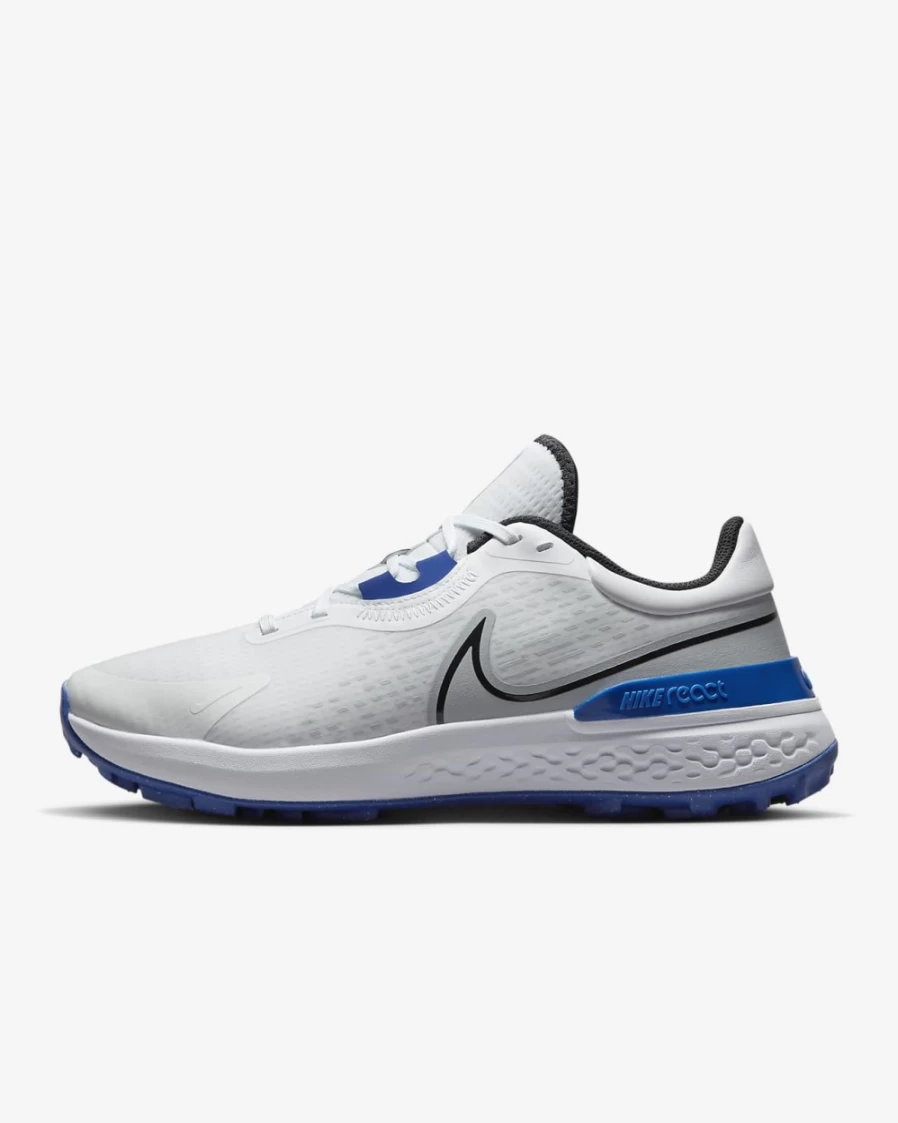 Nike Infinity Pro 2 Men's & Women's Golf Shoes - White/Wolf Grey/Game Royal/Black