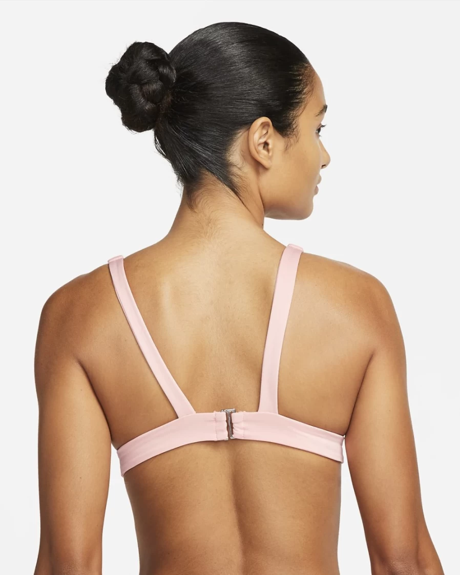 Nike Women's Essential Bralette Bikini Top - Bleached Coral