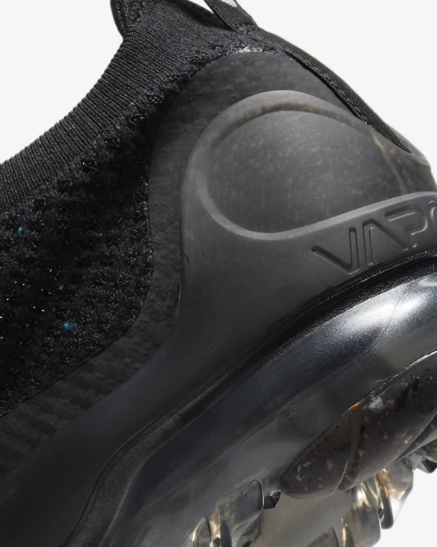 Nike Air VaporMax 2021 Flyknit Women's Running Shoes - Black/Metallic Silver