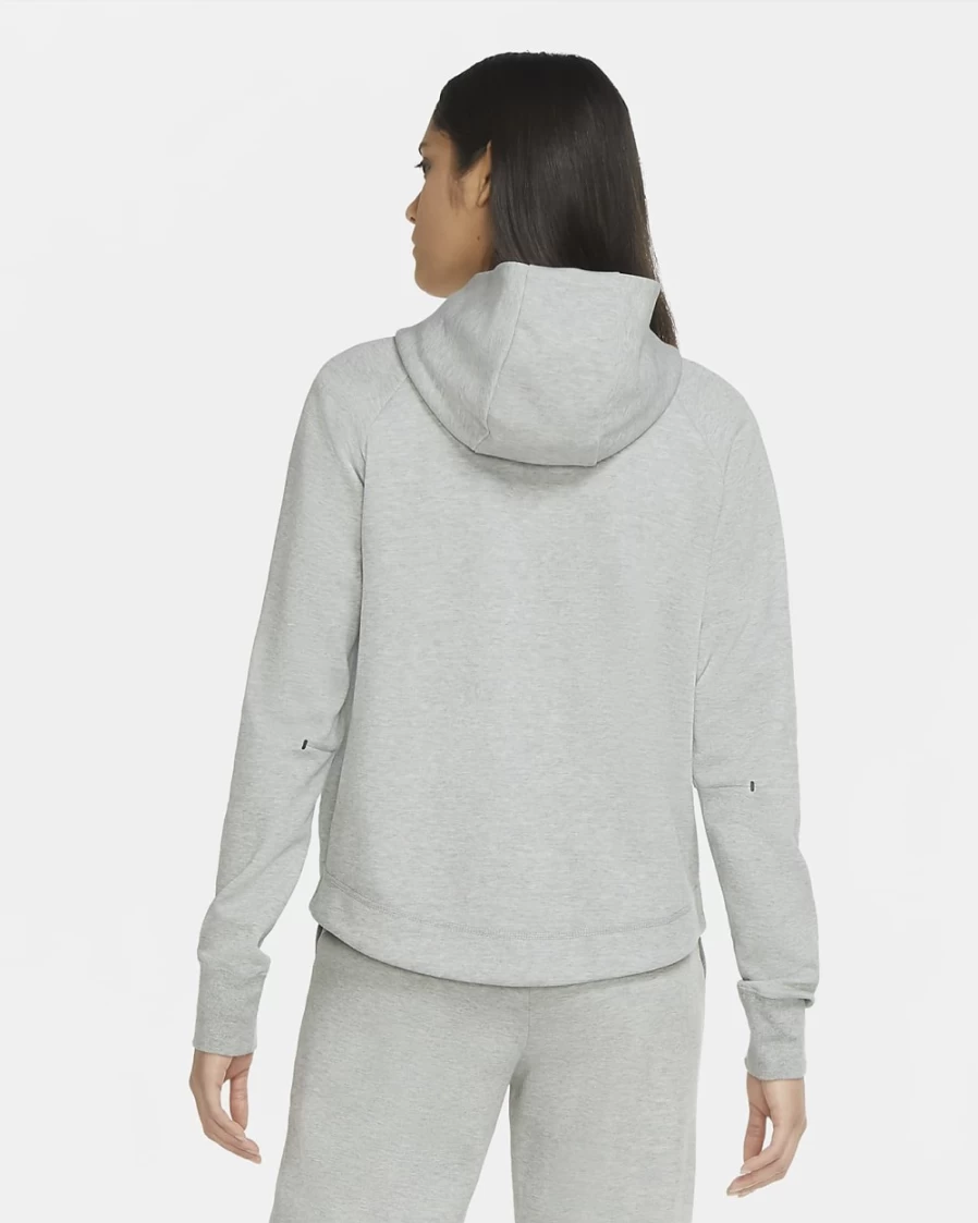 Nike Women's Tech Fleece Windrunner Full-Zip Hoodie - Dark Grey Heather/Black