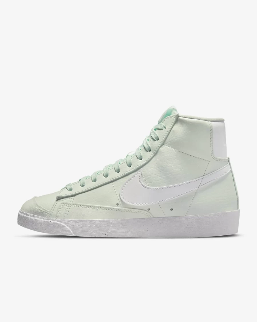 Nike Blazer Mid '77 Next Nature Women's Shoes - Barely Green/Volt/Black/White Athletic Sneakers
