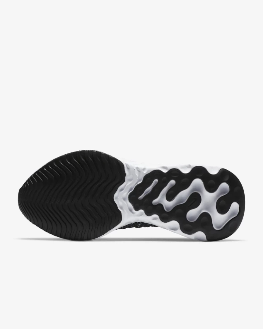Nike React Phantom Run Flyknit 2 Women's Road Running Shoes - Black/White