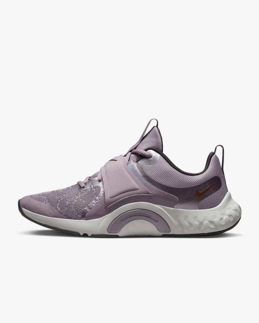 Nike Renew In-Season TR 12 Premium Women's Training Shoes - Purple Smoke/Pure Platinum/Dark Smoke Grey/Metallic Copper