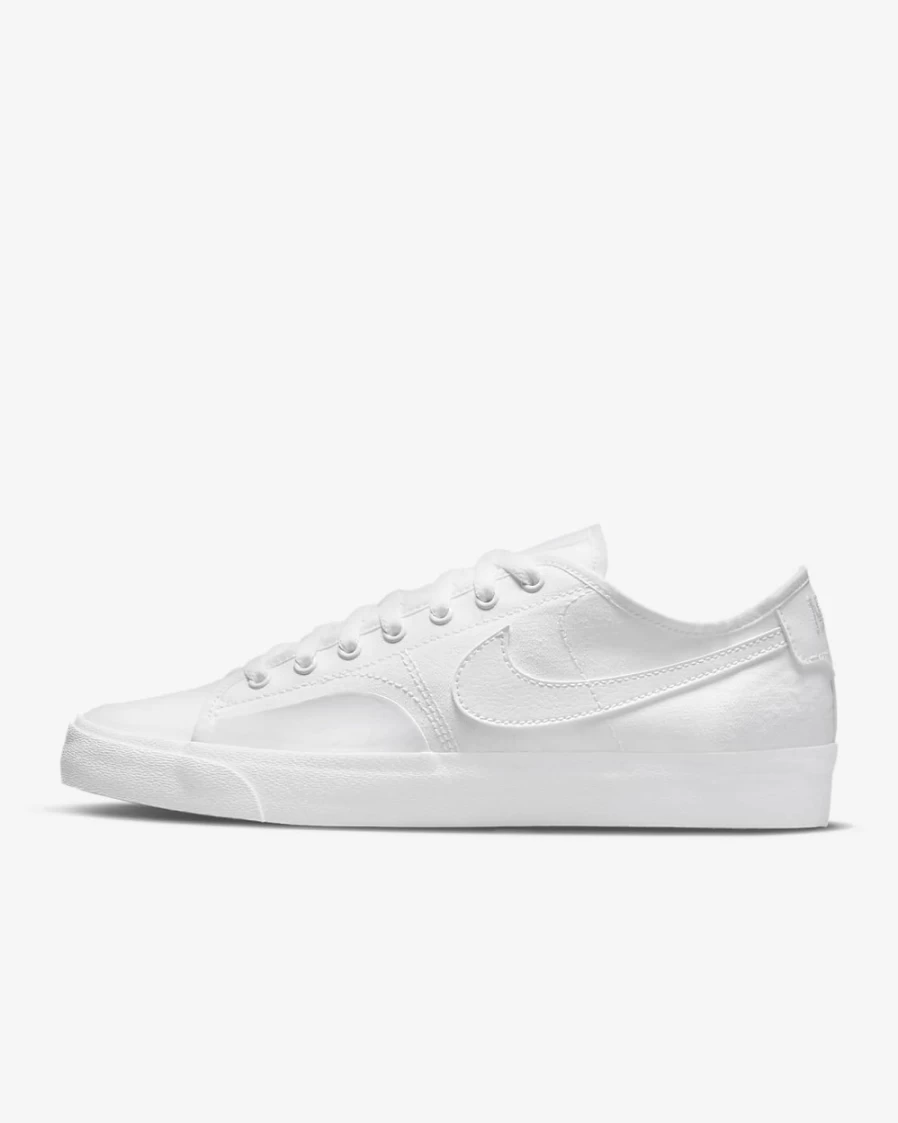Nike SB Blazer Court Skate Shoes for Men & Women - White Classic Skateboarding Sneakers