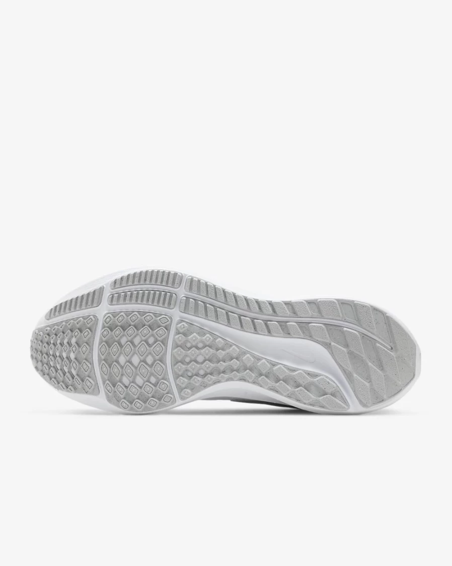 Nike Pegasus 39 Women's White Pure Platinum Grey Fog Metallic Silver Road Running Shoes