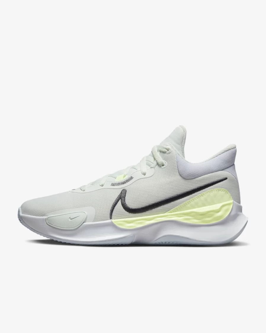 Nike Renew Elevate 3 Basketball Shoes for Men & Women - Barely Green/Barely Volt/Football Grey/Cave Purple Colorways